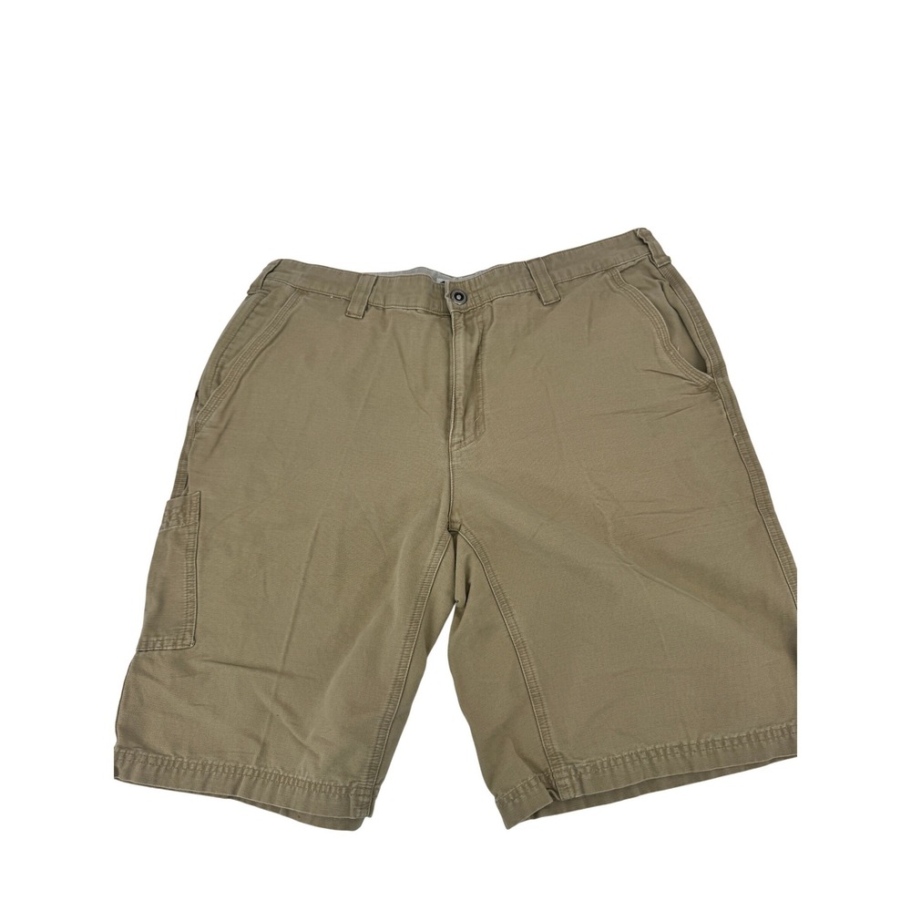Columbia Cargo Shorts Mens 36 Tan Khaki Cotton‎ Utility Hiking Outdoor AM4444